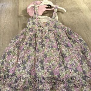 Floral Sundress with Ruffle Hem